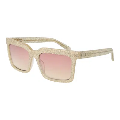 Gcds Unisex Sunglasses In Brown