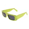 Gcds Unisex Sunglasses In Green