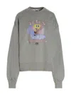 Gcds Sponge Bob-print Sweatshirt In Gray