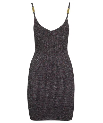 Gcds Viscose Dress In Black