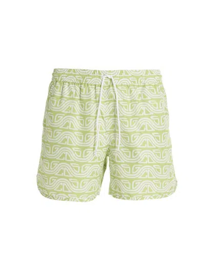 GCDS GCDS ‘WAVED LOGO' SWIMMING SHORTS