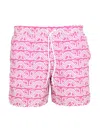 Gcds Waved Print Swim Shorts