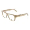 Gcds White Unisex Optical Frames In Neutral