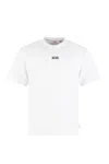 Gcds White Cotton Oversize T-shirt