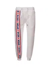 Gcds White Jogging Trousers With Logo