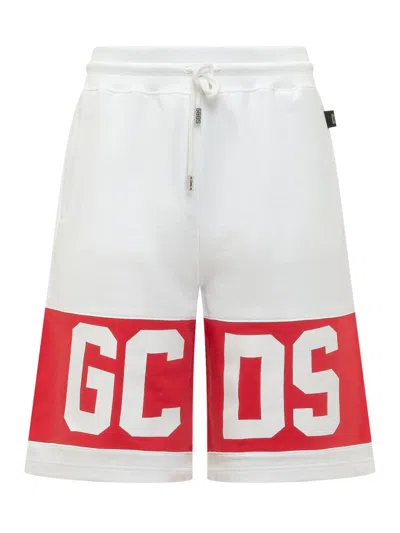 Gcds White Logo Shorts