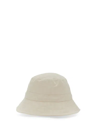 Gcds White Monogram Logo Bucket Hat In Pattern