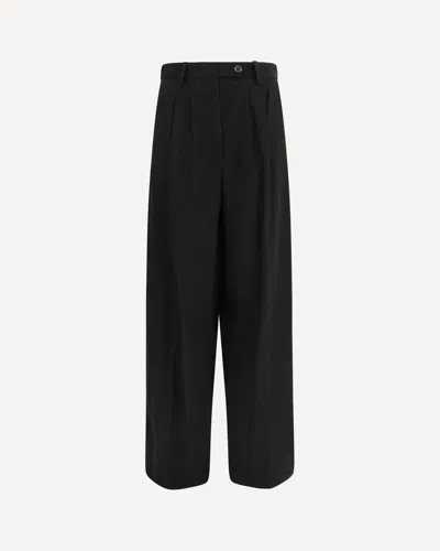 Gcds Wide-leg Tailored Pants In Black