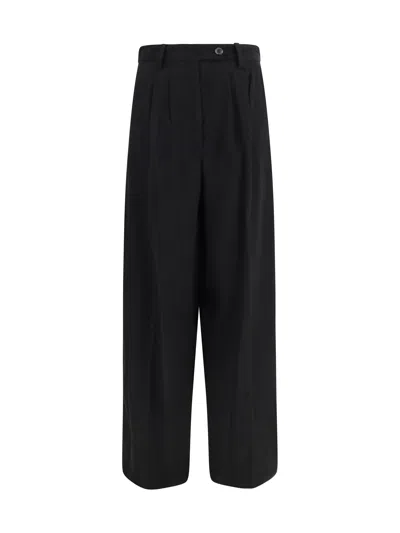 Gcds Wide-leg Tailored Pants In Black