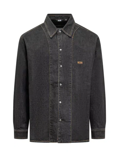 GCDS GCDS WIRDO DENIM SHIRT