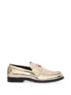 Gcds Wirdo Mirrored-effect Loafers In Gold