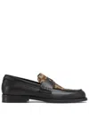Gcds Wirdo Monogram-print Loafers In Black