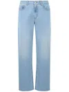 Gcds Wirdo Straight Jeans In Blue