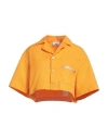 Gcds Woman Blazer Mandarin Size S Cotton In Mandarin