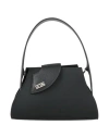 Gcds Woman Handbag Black Size - Leather In Black