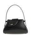 Gcds Handbag Black Size - Soft Leather In Black