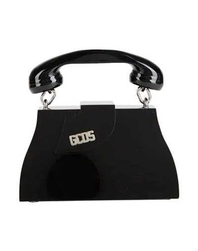 Gcds Woman Handbag Black Size - Plastic