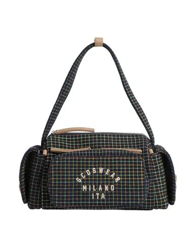 Gcds Woman Handbag Midnight Blue Size - Polyurethane