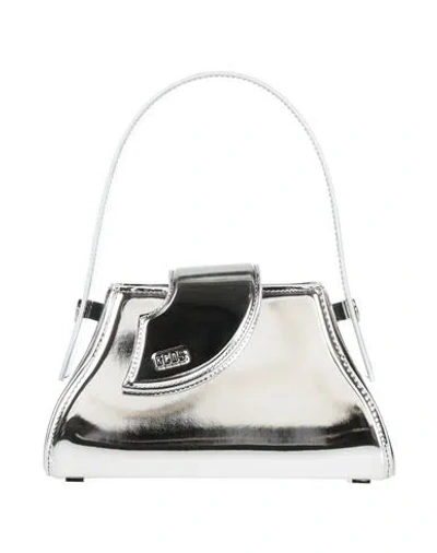 Gcds Woman Handbag Silver Size - Polyurethane