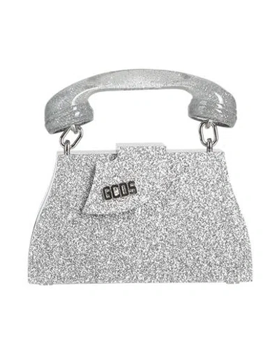 Gcds Woman Handbag Silver Size - Plastic