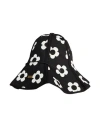 Gcds Woman Hat Black Size Onesize Cotton