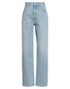 Gcds Light Blue Cotton Jeans In Blue