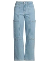 Gcds Denim Ultrapocket Jeans In Blue