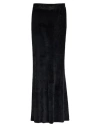 Gcds Woman Maxi Skirt Black Size L Polyester, Elastane In Black