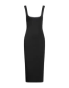 Gcds Woman Midi Dress Black Size L Viscose, Polyester In Black