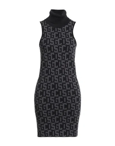 Gcds Woman Mini Dress Black Size L Polyamide