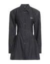 Gcds Woman Mini Dress Black Size M Cotton In Black