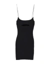 Gcds Rhinestone Logo Jersey Mini Dress In Black