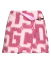 Gcds Woman Mini Skirt Fuchsia Size Xs Polyurethane, Polyester