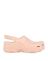 Gcds Ibex Logo-embossed Slingback Clogs In Pink