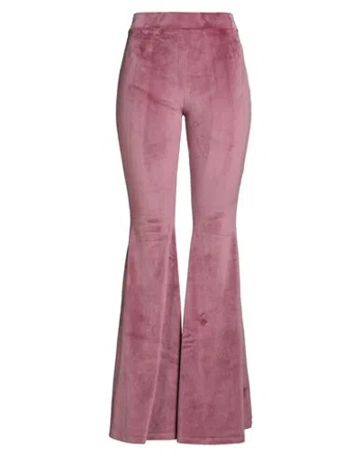 Gcds Woman Pants Antique Rose Size M Polyester, Elastane In Pink