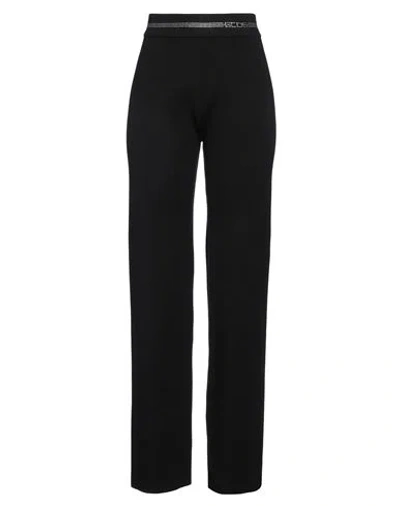 Gcds Woman Pants Black Size L Viscose, Polyester, Polyamide