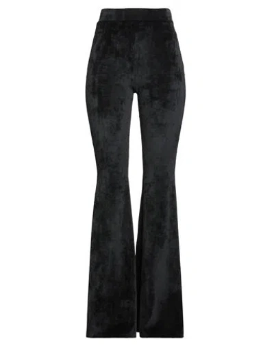 Gcds Woman Pants Black Size M Polyester, Elastane
