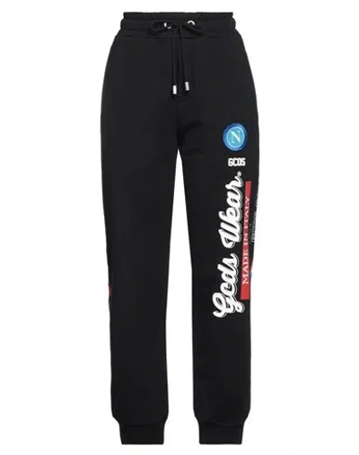 Gcds Woman Pants Black Size Xxl Cotton