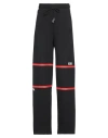Gcds Logo-stripe Drawstring Trousers In Black