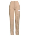 Gcds Woman Pants Camel Size S Polyester, Virgin Wool, Elastane