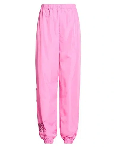Gcds Woman Pants Fuchsia Size Xs Polyester In Pink