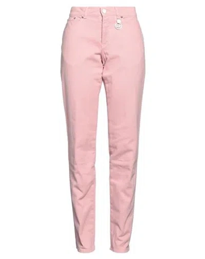 Gcds Woman Pants Pink Size S Cotton