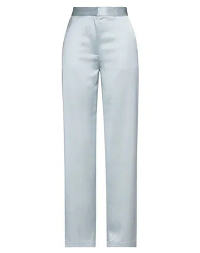Gcds Woman Pants Sky Blue Size 6 Viscose