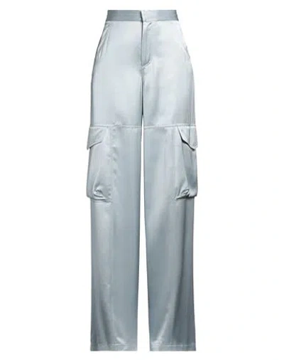 Gcds Woman Pants Sky Blue Size 6 Viscose