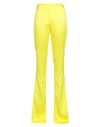 Gcds Woman Pants Yellow Size L Polyester, Elastane In Yellow