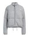 Gcds Woman Puffer Grey Size M Viscose, Polyamide, Wool, Cashmere In Grey