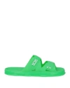 Gcds Woman Sandals Green Size 11 Rubber