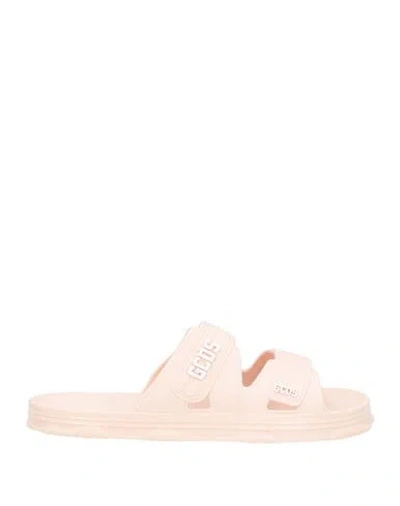 Gcds Woman Sandals Pink Size 5 Rubber