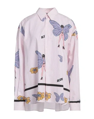 Gcds Woman Shirt Pink Size Xl Cotton