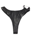 Gcds Woman Shorts & Bermuda Shorts Black Size M Leather